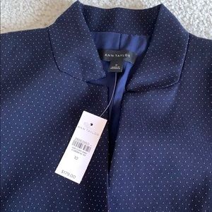 NWT Ann Taylor Navy Jacket Size 10